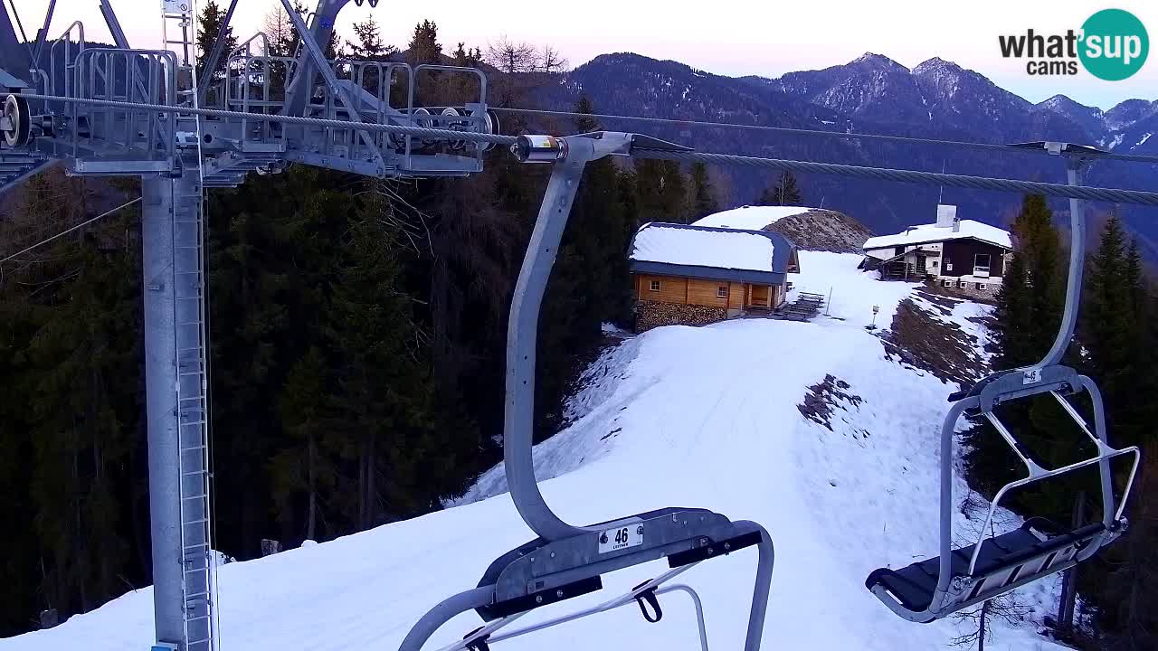 Web kamera Kranjska Gora VITRANC 2 | gornja postaja