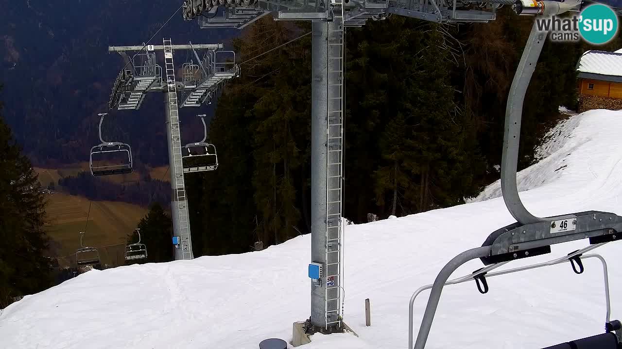 Web kamera Kranjska Gora VITRANC 2 | gornja postaja