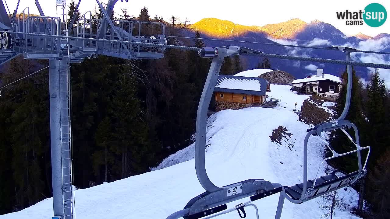 Web kamera Kranjska Gora VITRANC 2 | gornja postaja