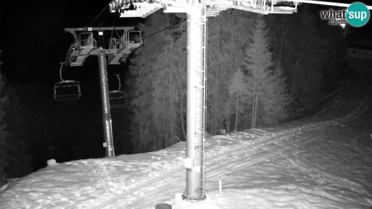 Web kamera Kranjska Gora VITRANC 2 | gornja postaja