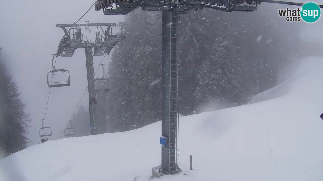 Webcam Kranjska Gora VITRANC 2 upper station