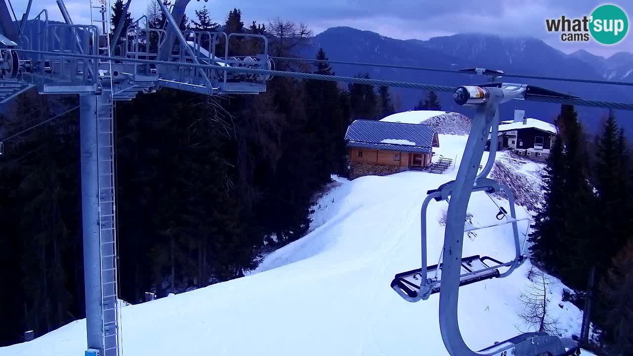 Webcam Kranjska Gora VITRANC 2 | Station supérieure