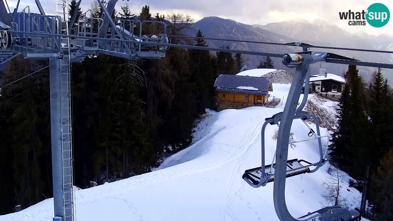 Web kamera Kranjska Gora VITRANC 2 | gornja postaja