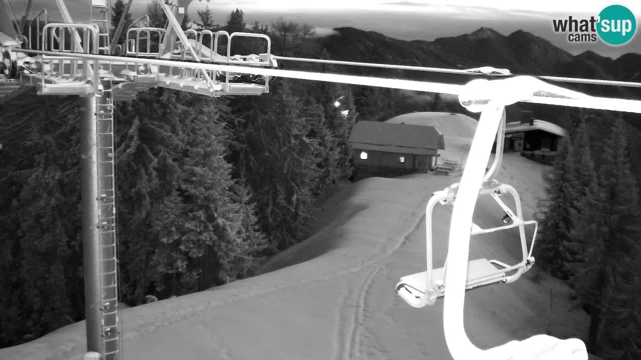 Webcam Kranjska Gora VITRANC 2 upper station