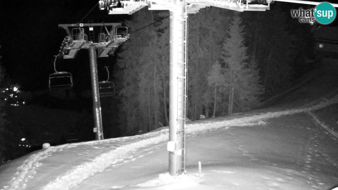 Webcam Kranjska Gora VITRANC 2 upper station