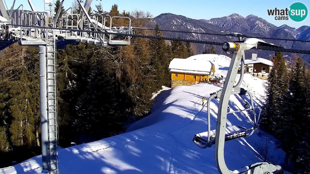 Webcam Kranjska Gora VITRANC 2 | station supérieure