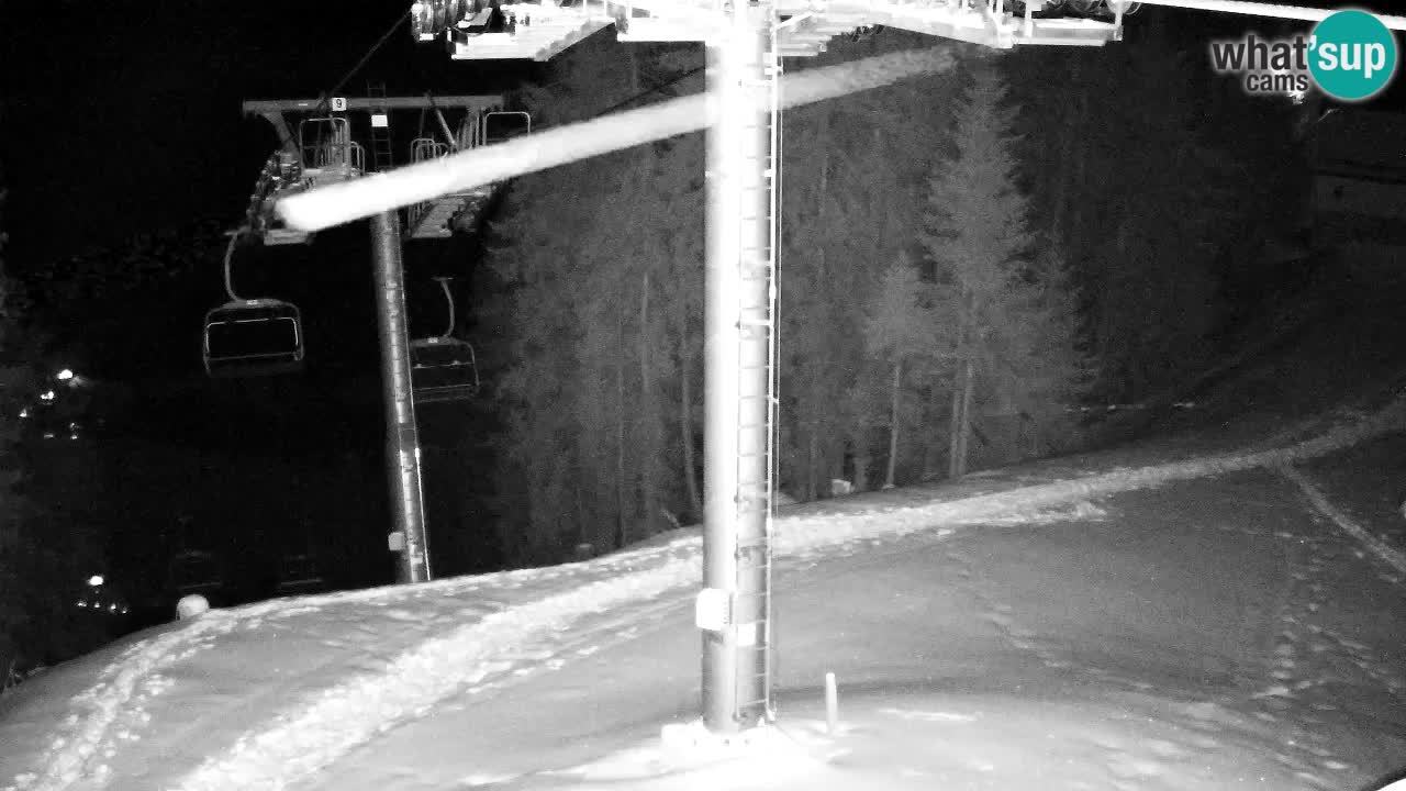 Web kamera Kranjska Gora VITRANC 2 | gornja postaja