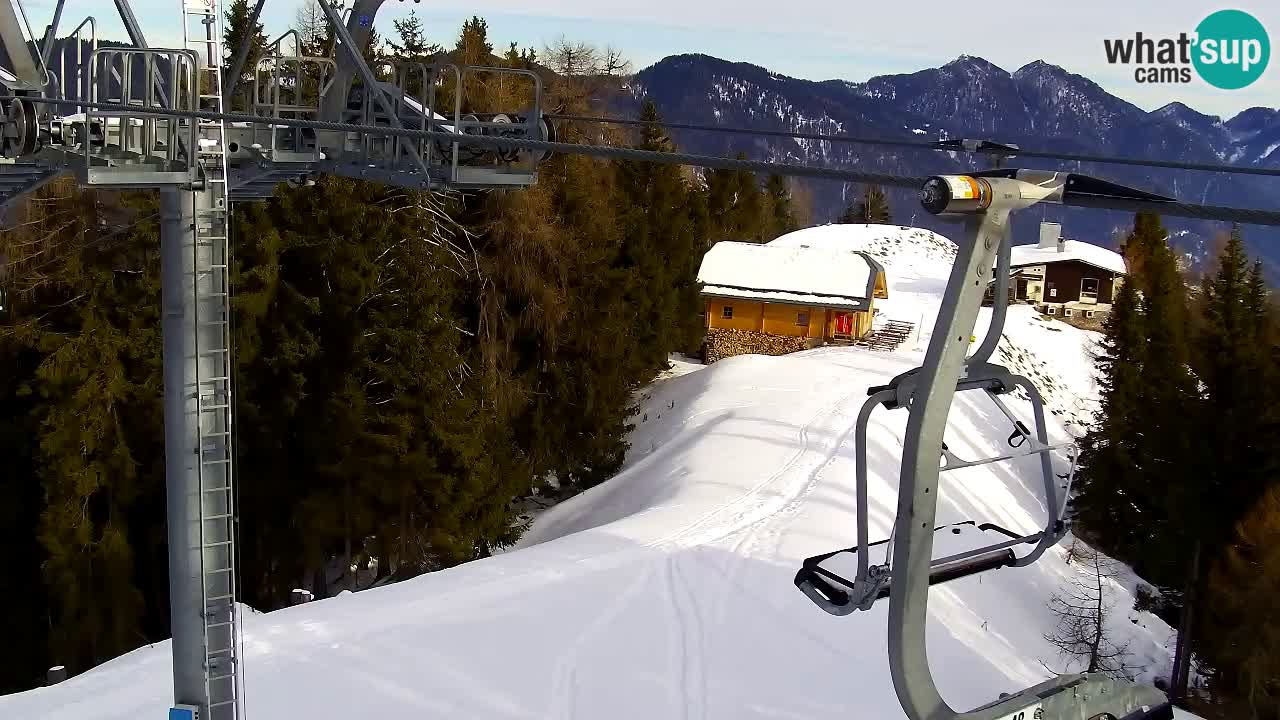 Web kamera Kranjska Gora VITRANC 2 | gornja postaja