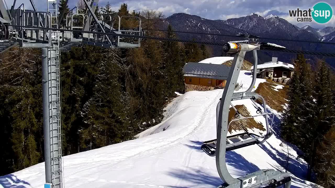 Webcam Kranjska Gora VITRANC 2 | station supérieure