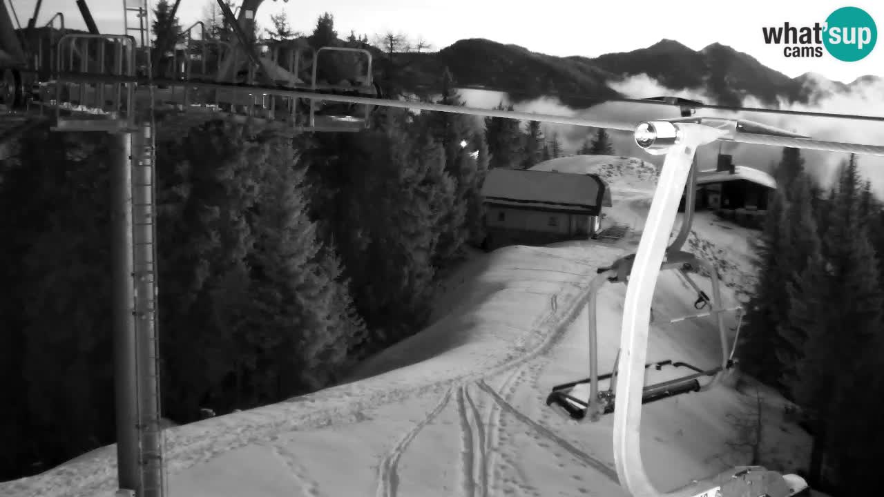 Webcam Kranjska Gora VITRANC 2 upper station