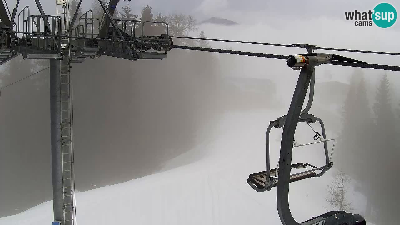 Webcam Kranjska Gora VITRANC 2 | station supérieure