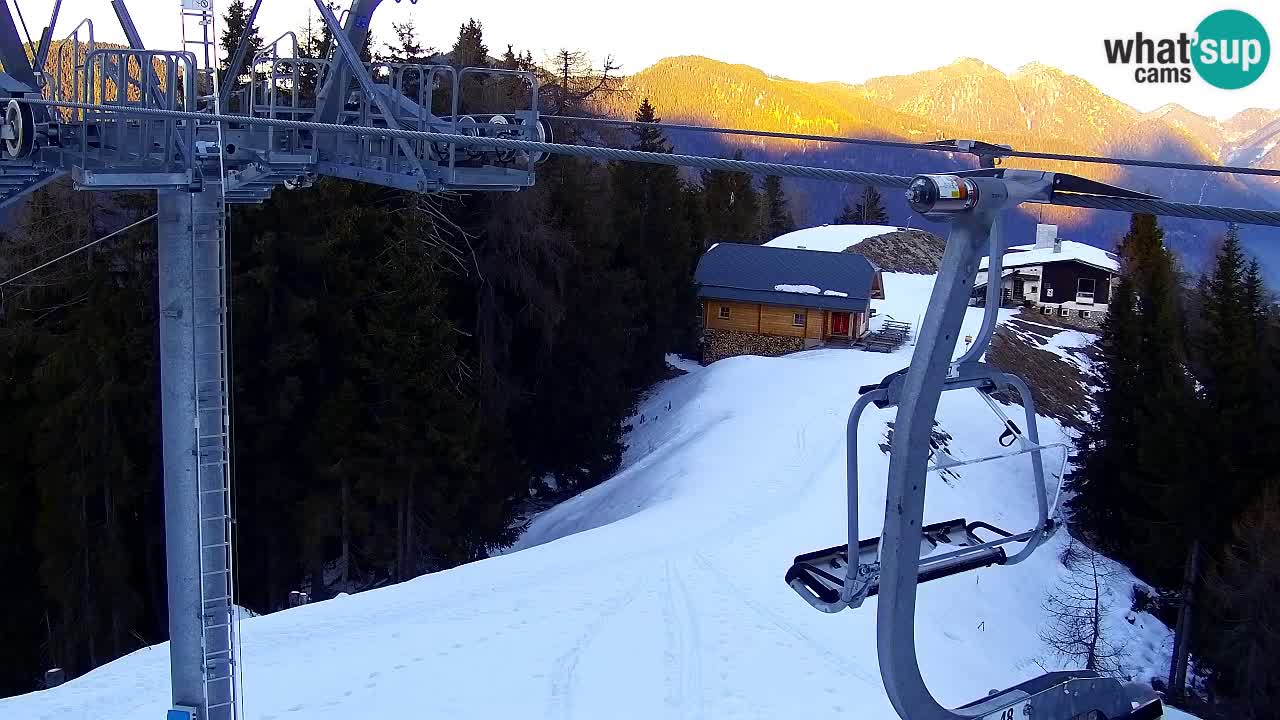 Web kamera Kranjska Gora VITRANC 2 | gornja postaja