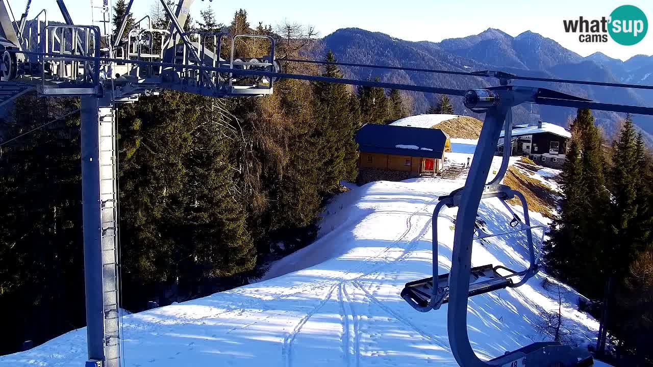 Web kamera Kranjska Gora VITRANC 2 | gornja postaja