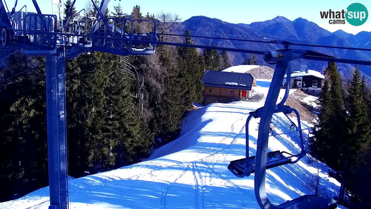 Webcam Kranjska Gora VITRANC 2 | station supérieure