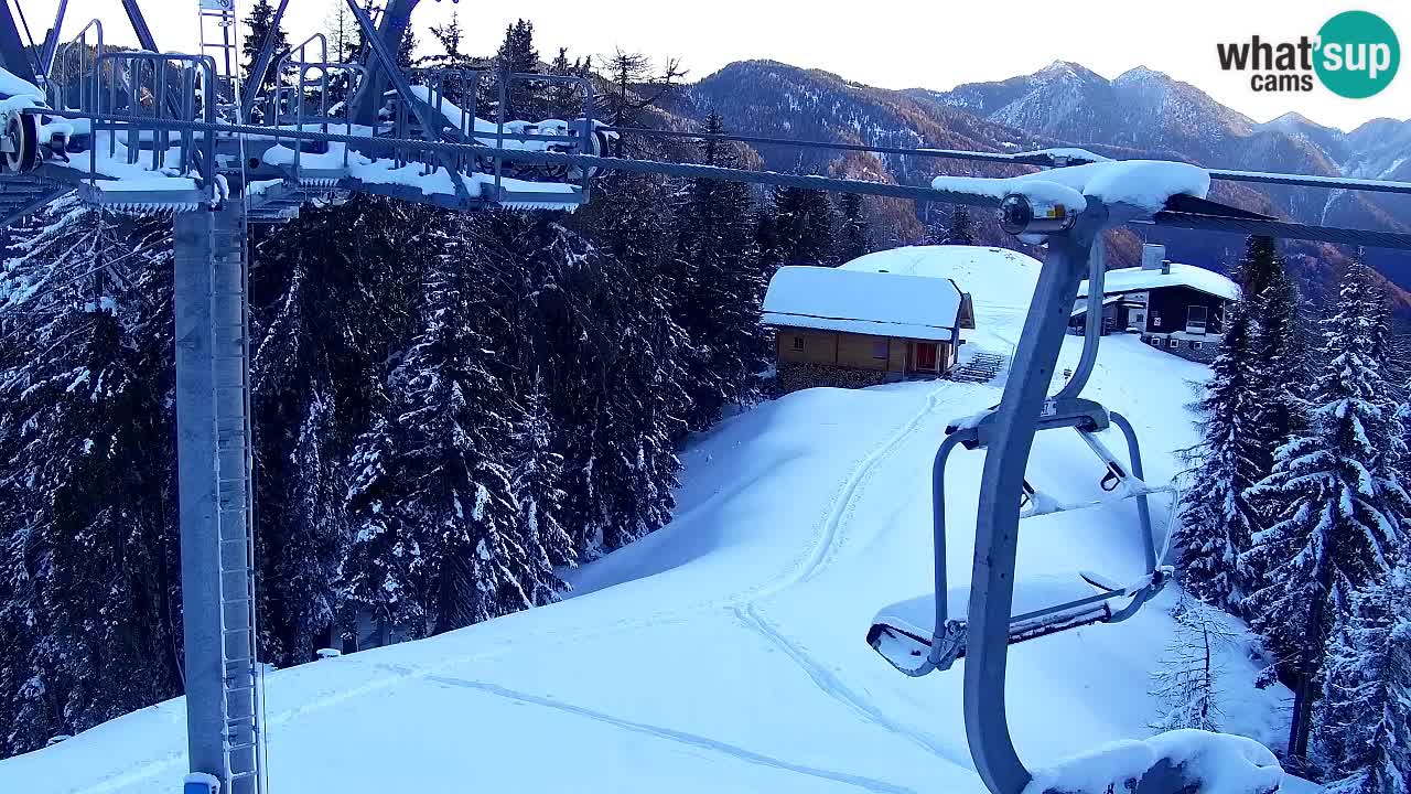 Webcam Kranjska Gora VITRANC 2 upper station