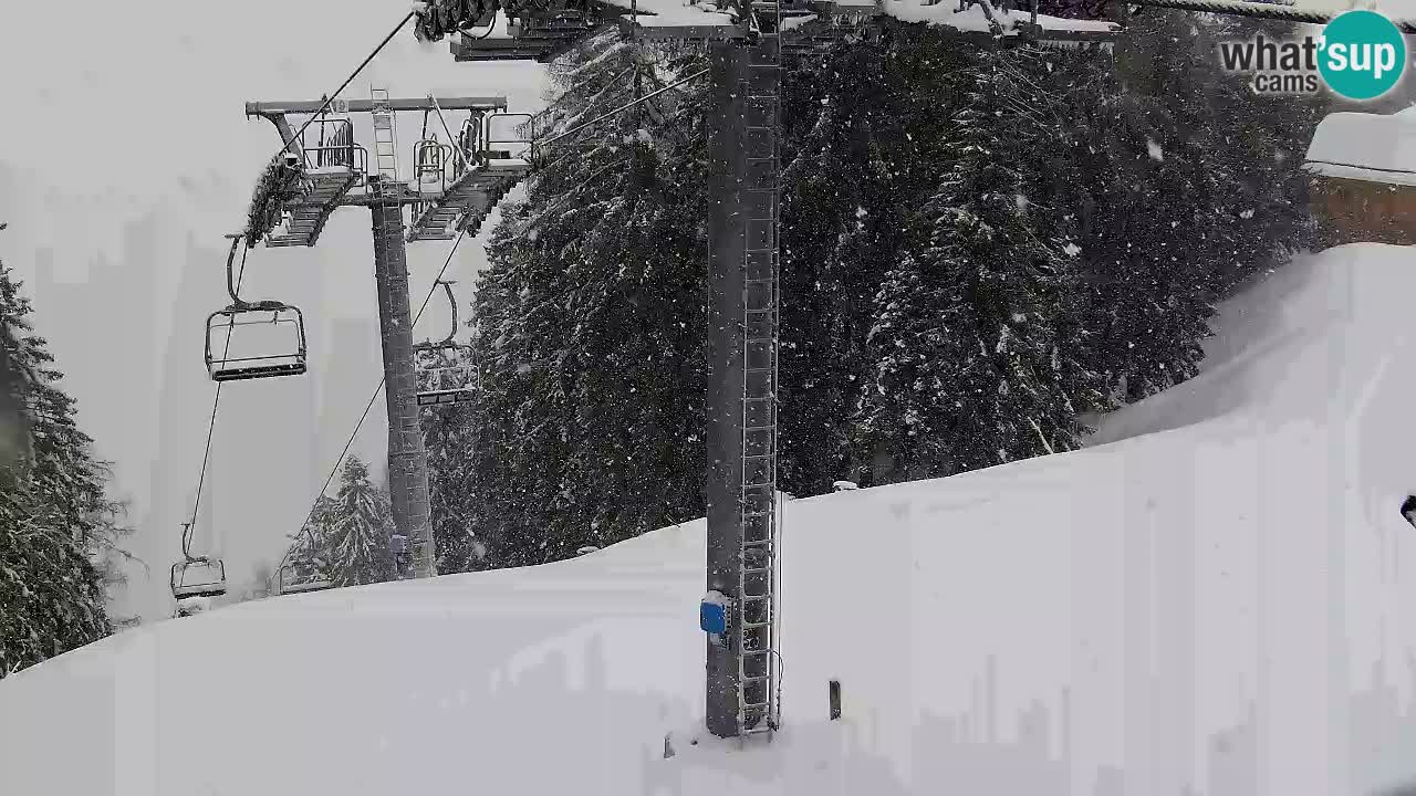 Webcam Kranjska Gora VITRANC 2 upper station