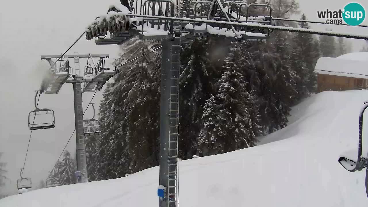 Webcam Kranjska Gora VITRANC 2 upper station