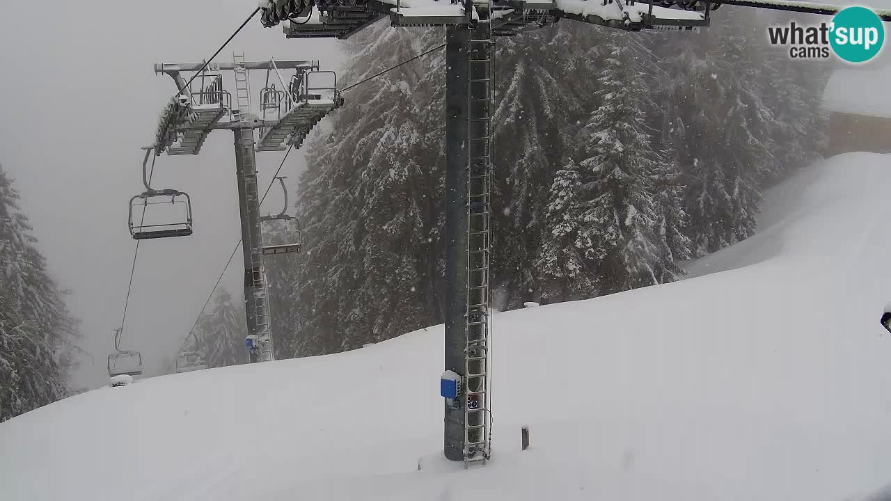 Web kamera Kranjska Gora VITRANC 2 | gornja postaja