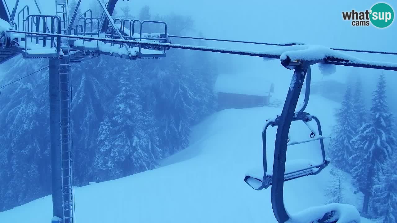 Webcam Kranjska Gora VITRANC 2 upper station