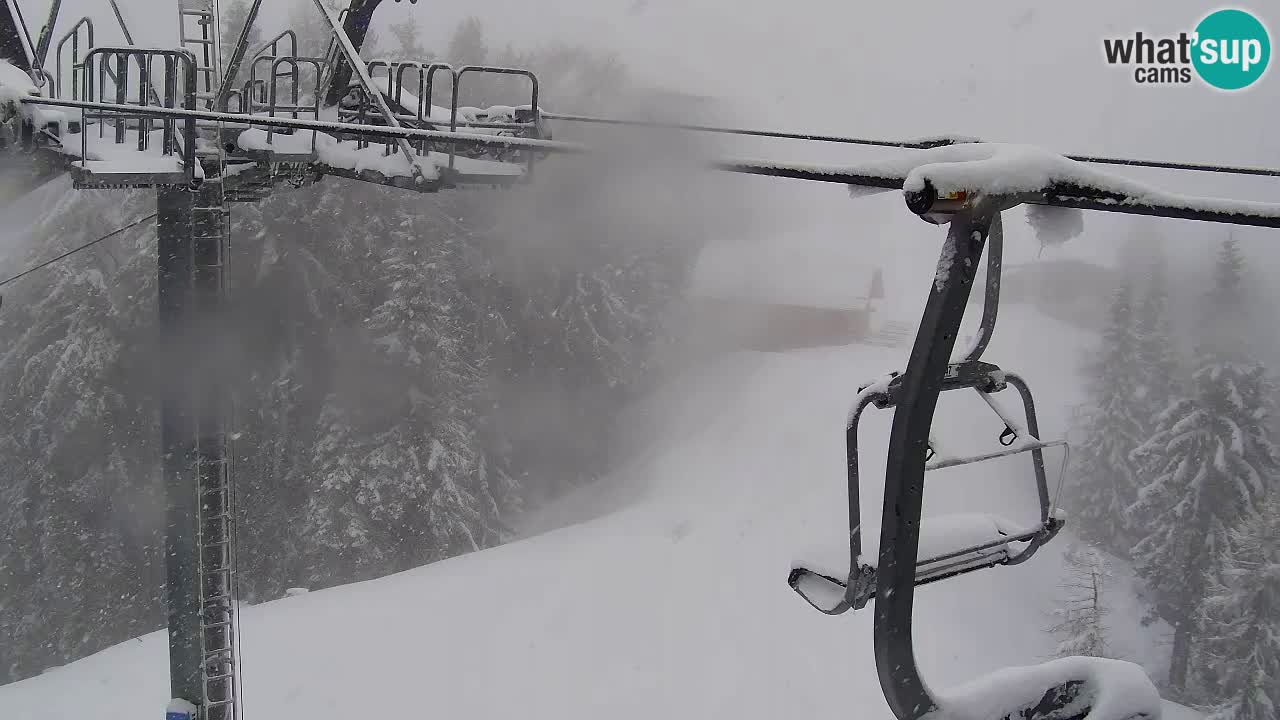 Webcam Kranjska Gora VITRANC 2 upper station