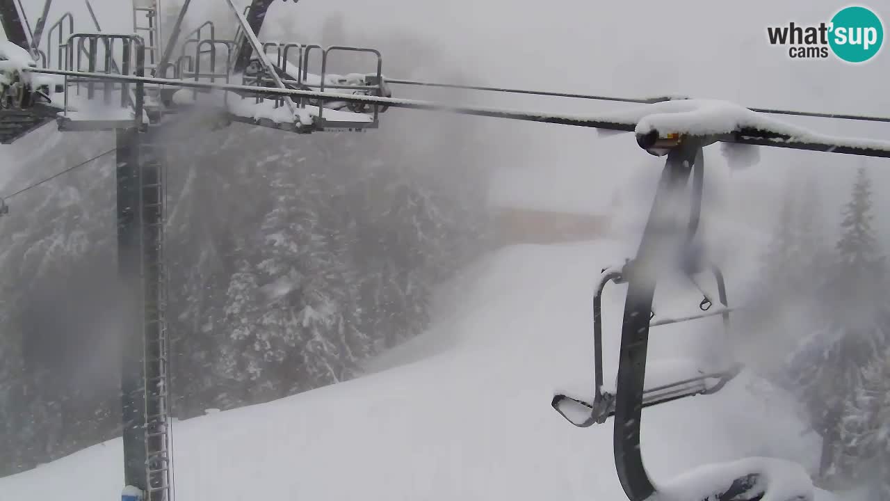 Webcam Kranjska Gora VITRANC 2 upper station
