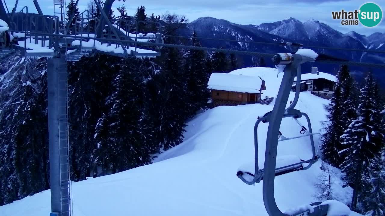 Webcam Kranjska Gora VITRANC 2 | station supérieure