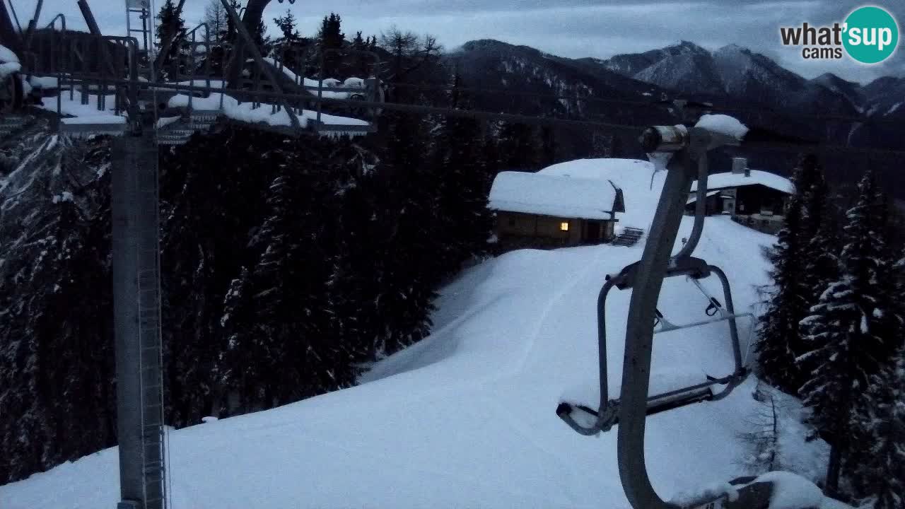 Webcam Kranjska Gora VITRANC 2 | station supérieure