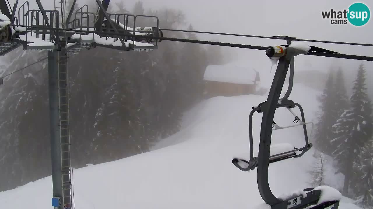 Webcam Kranjska Gora VITRANC 2 upper station