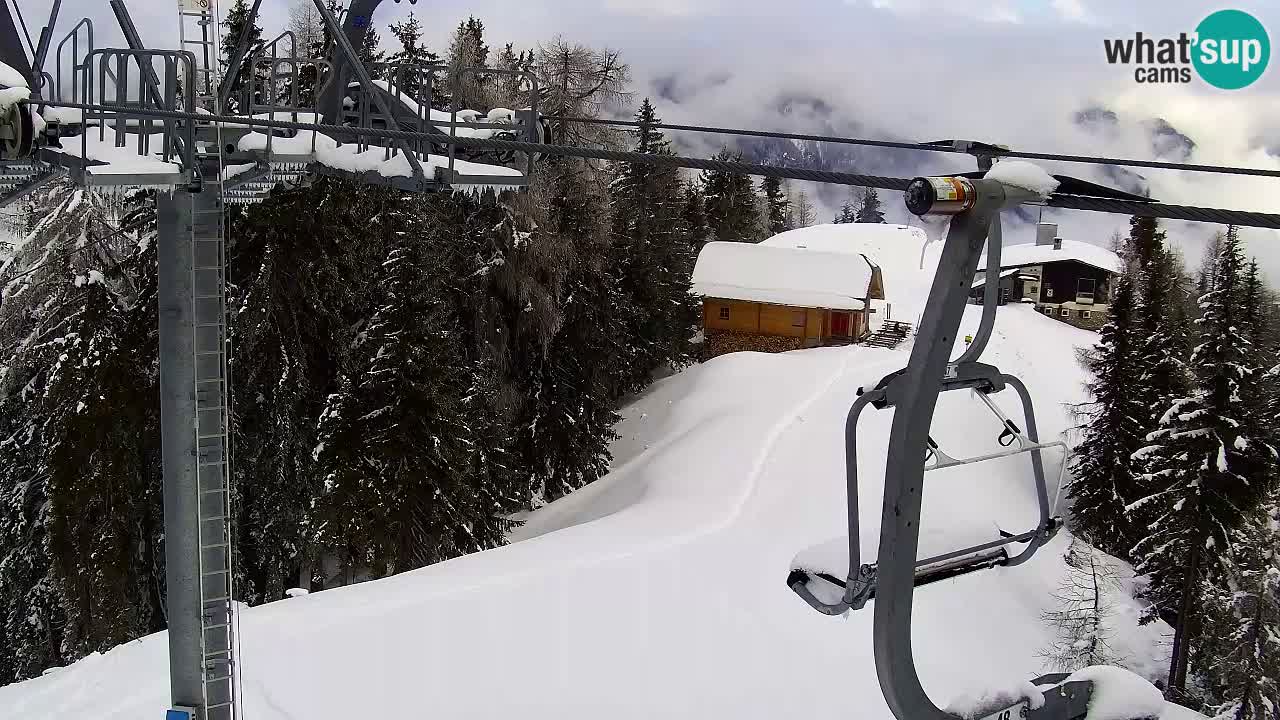 Webcam Kranjska Gora VITRANC 2 upper station