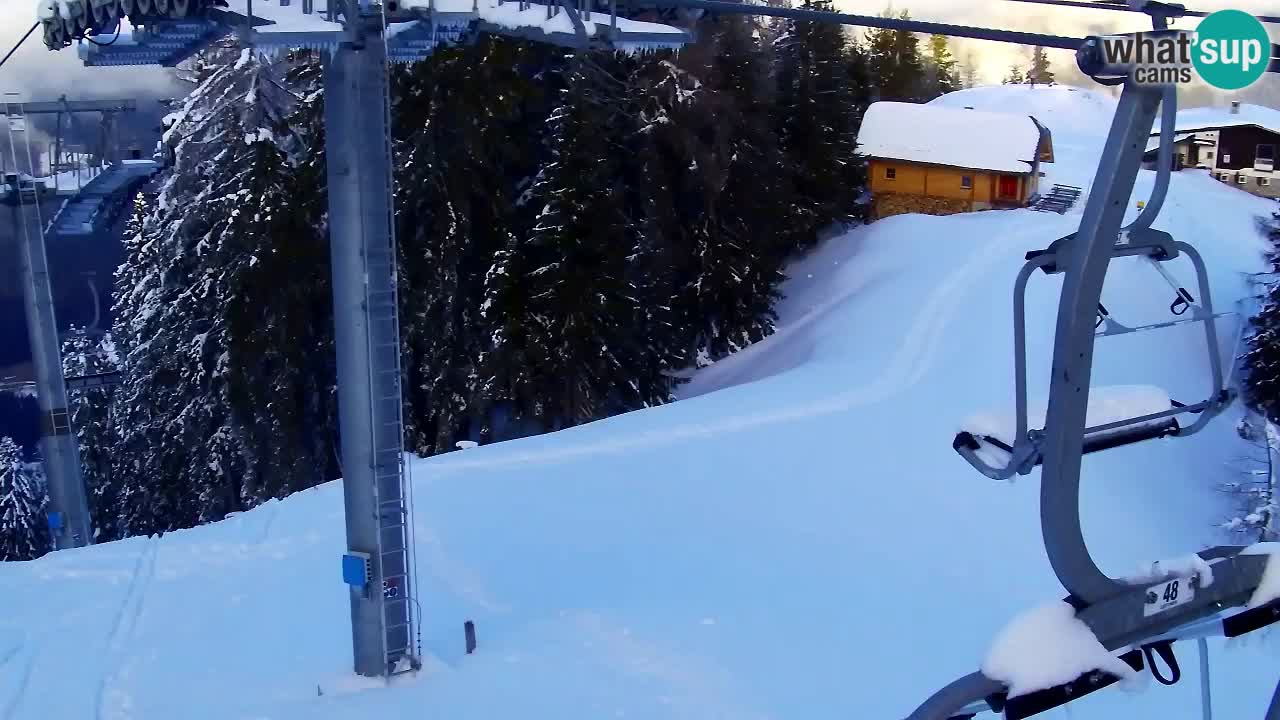 Webcam Kranjska Gora VITRANC 2 upper station