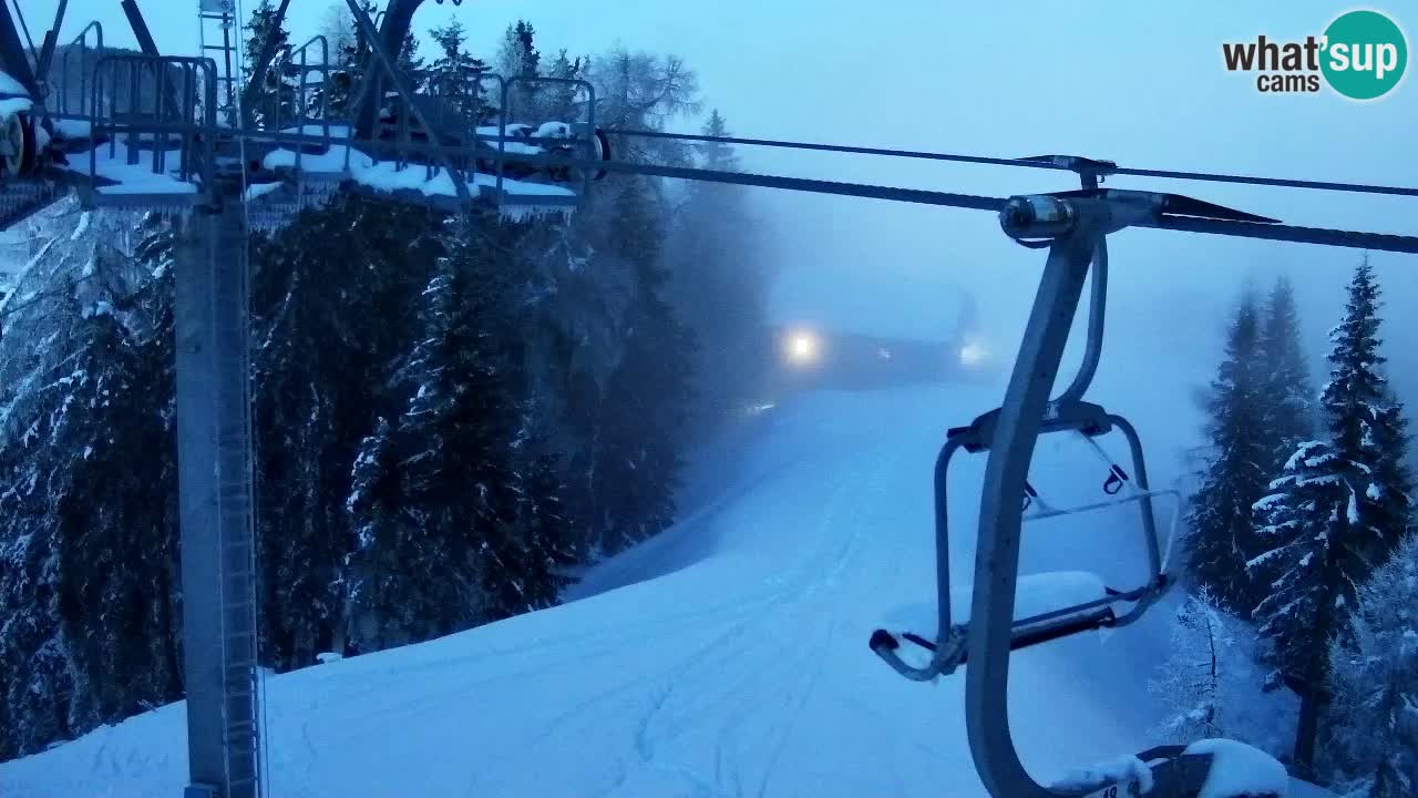 Webcam Kranjska Gora VITRANC 2 upper station