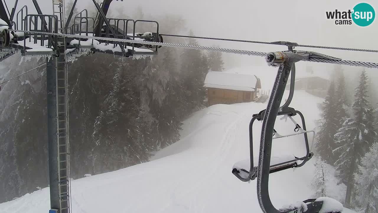 Webcam Kranjska Gora VITRANC 2 upper station