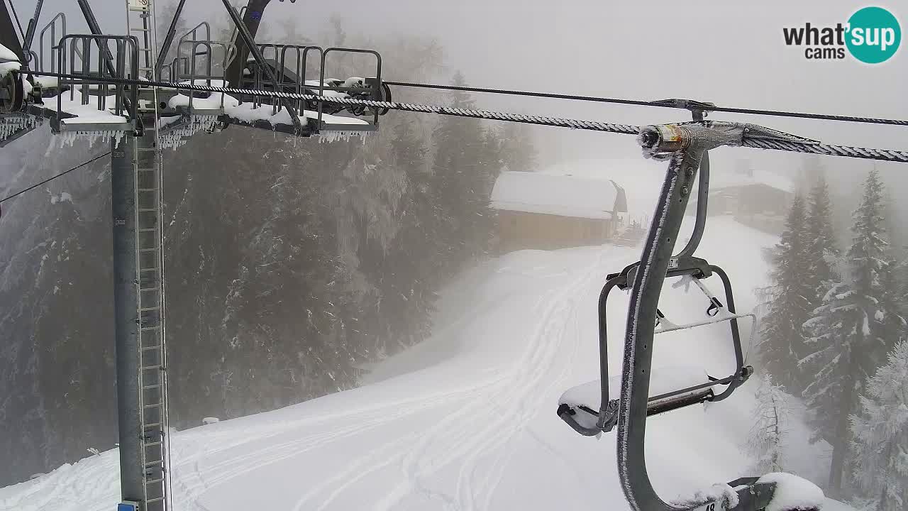 Webcam Kranjska Gora VITRANC 2 upper station