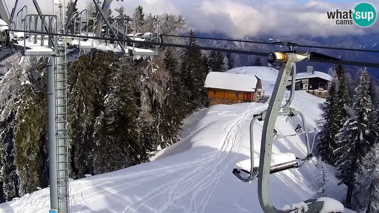Web kamera Kranjska Gora VITRANC 2 | gornja postaja