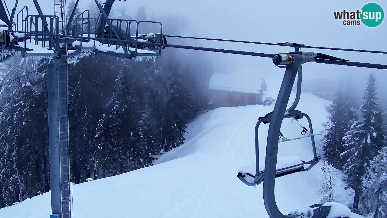 Webcam Kranjska Gora VITRANC 2 upper station