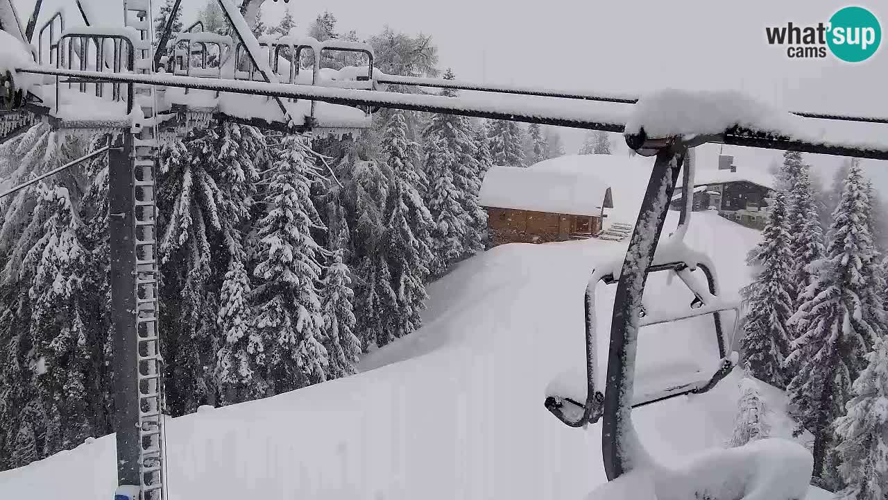 Webcam Kranjska Gora VITRANC 2 | Station supérieure