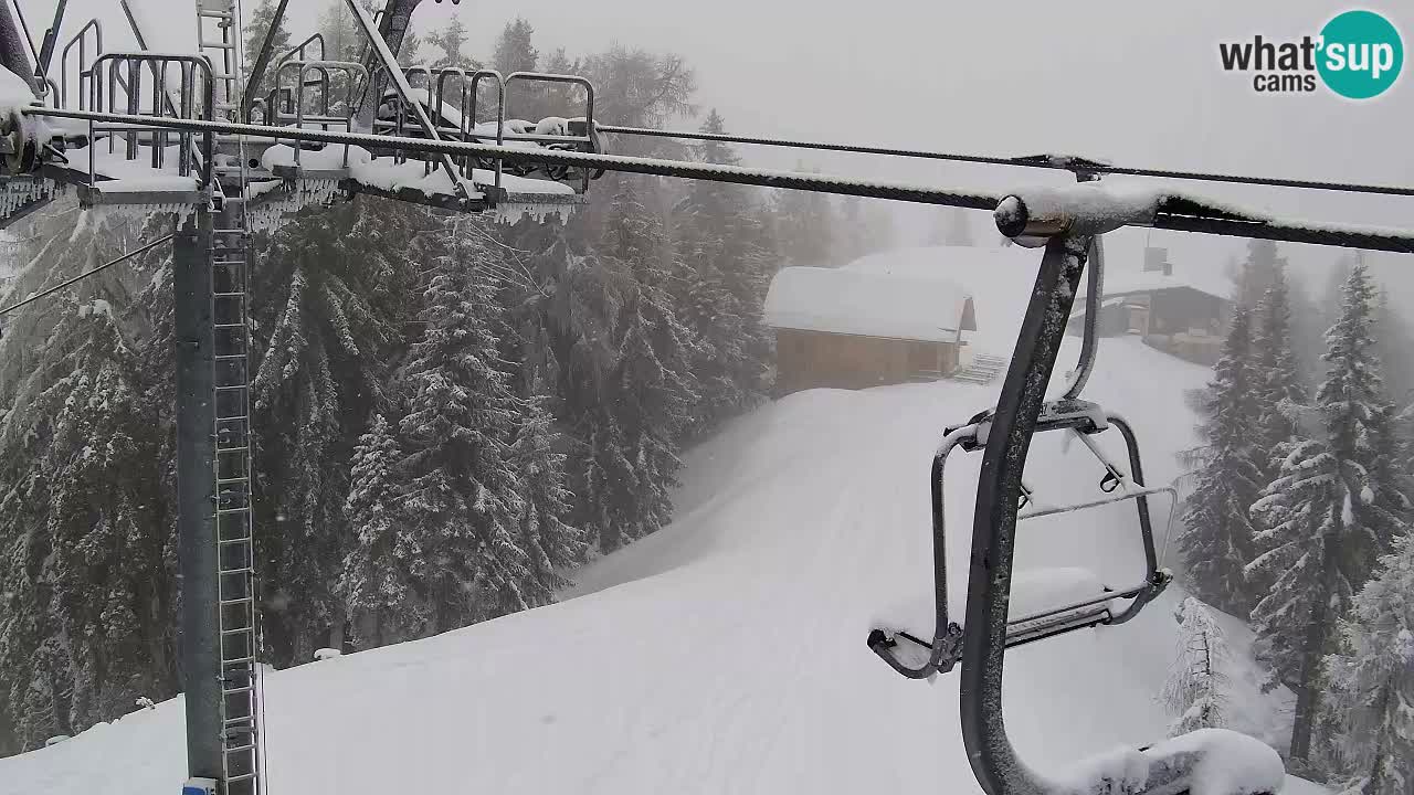 Webcam Kranjska Gora VITRANC 2 | Station supérieure