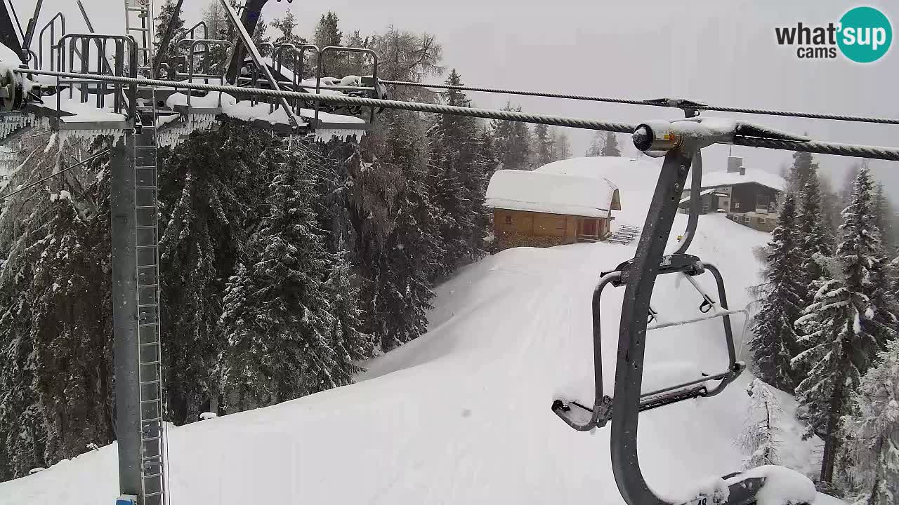 Web kamera Kranjska Gora VITRANC 2 | gornja postaja