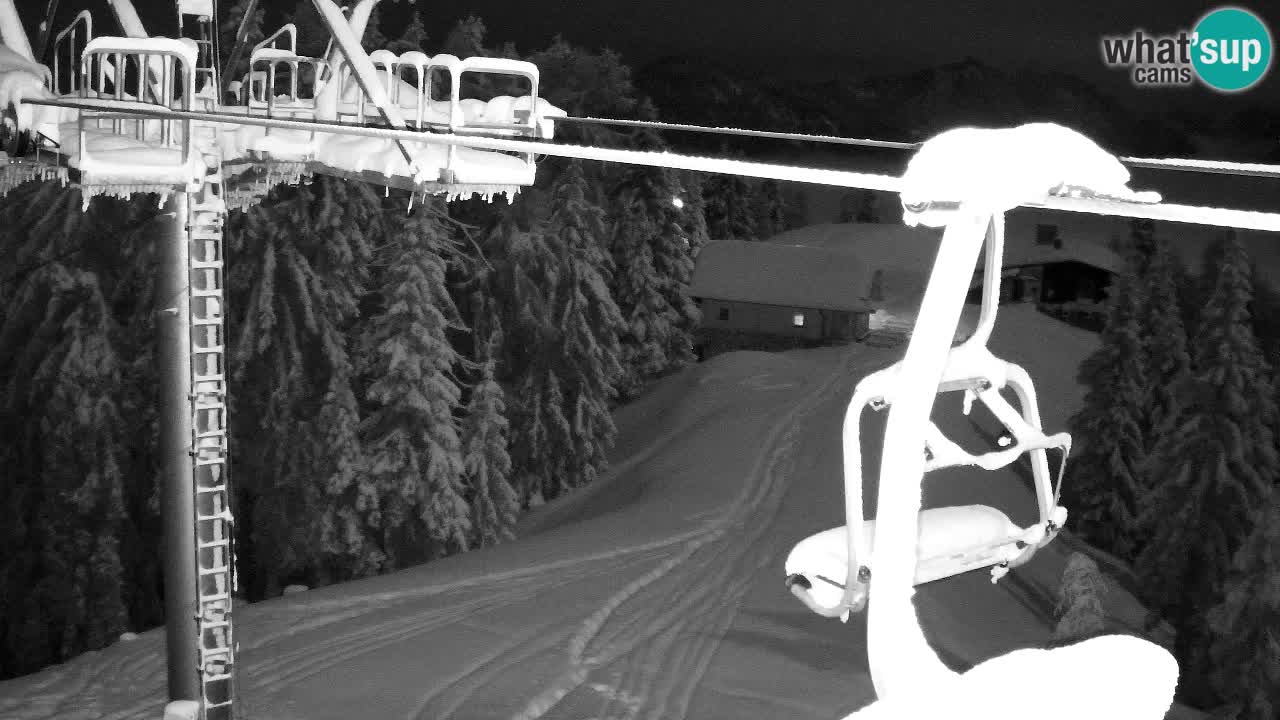 Web kamera Kranjska Gora VITRANC 2 | gornja postaja