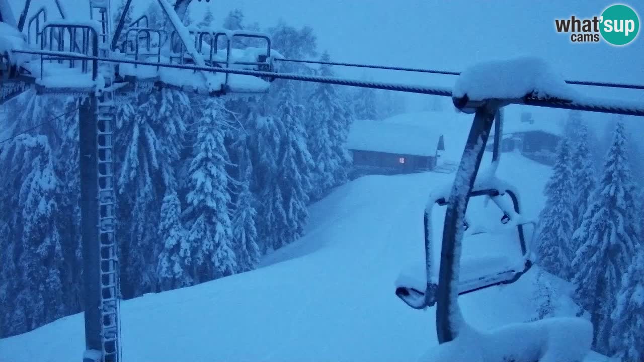 Webcam Kranjska Gora VITRANC 2 upper station