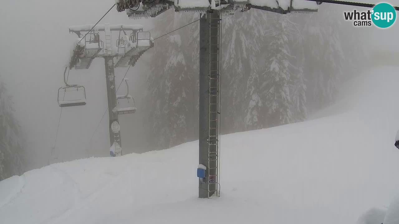 Webcam Kranjska Gora VITRANC 2 upper station