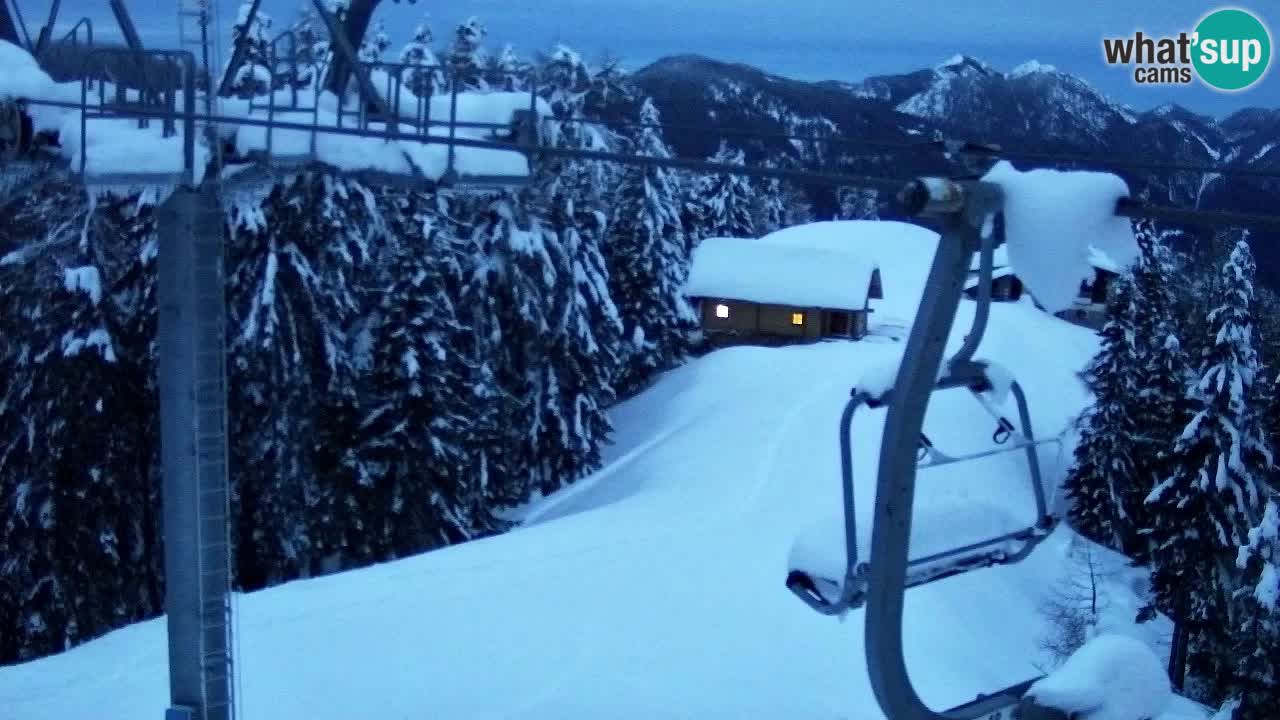 Webcam Kranjska Gora VITRANC 2 upper station