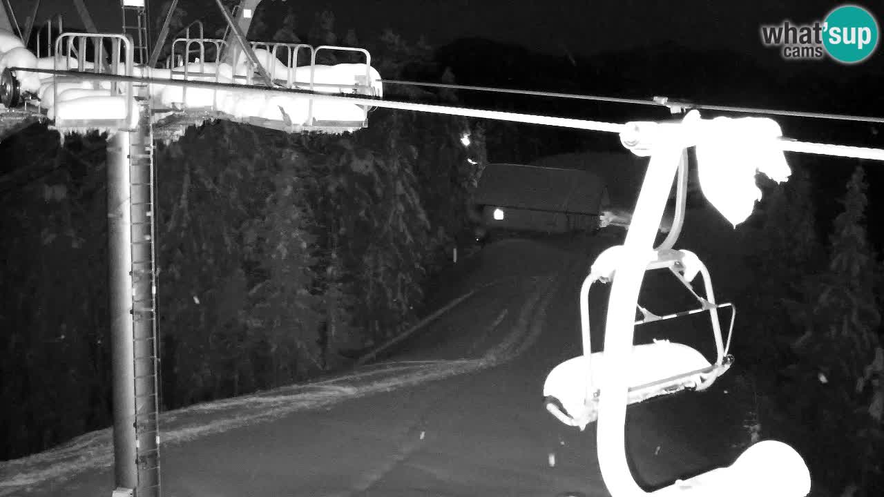 Web kamera Kranjska Gora VITRANC 2 | gornja postaja