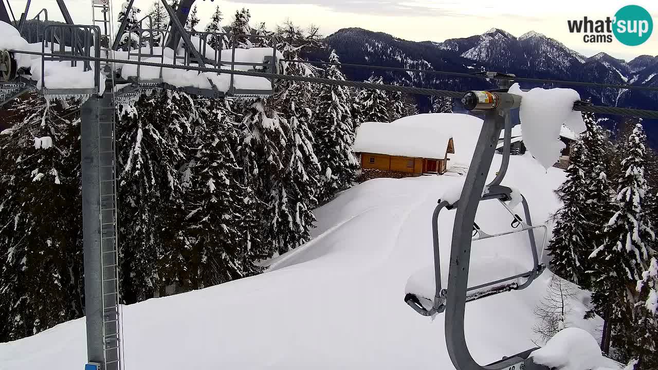 Web kamera Kranjska Gora VITRANC 2 | gornja postaja