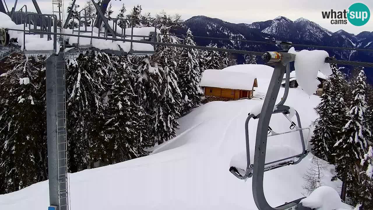 Webcam Kranjska Gora VITRANC 2 upper station