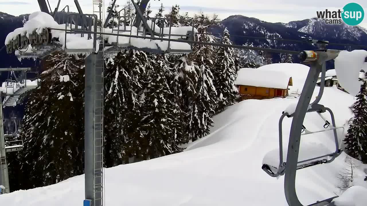 Web kamera Kranjska Gora VITRANC 2 | gornja postaja
