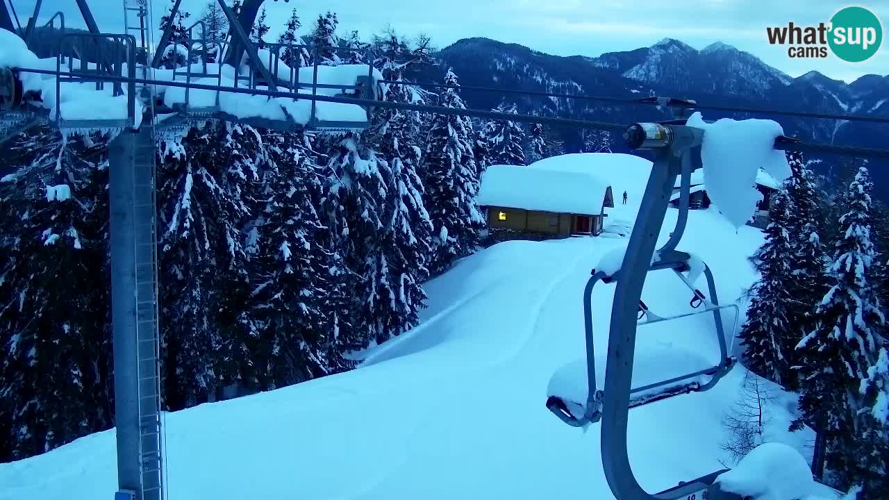 Webcam Kranjska Gora VITRANC 2 | Station supérieure