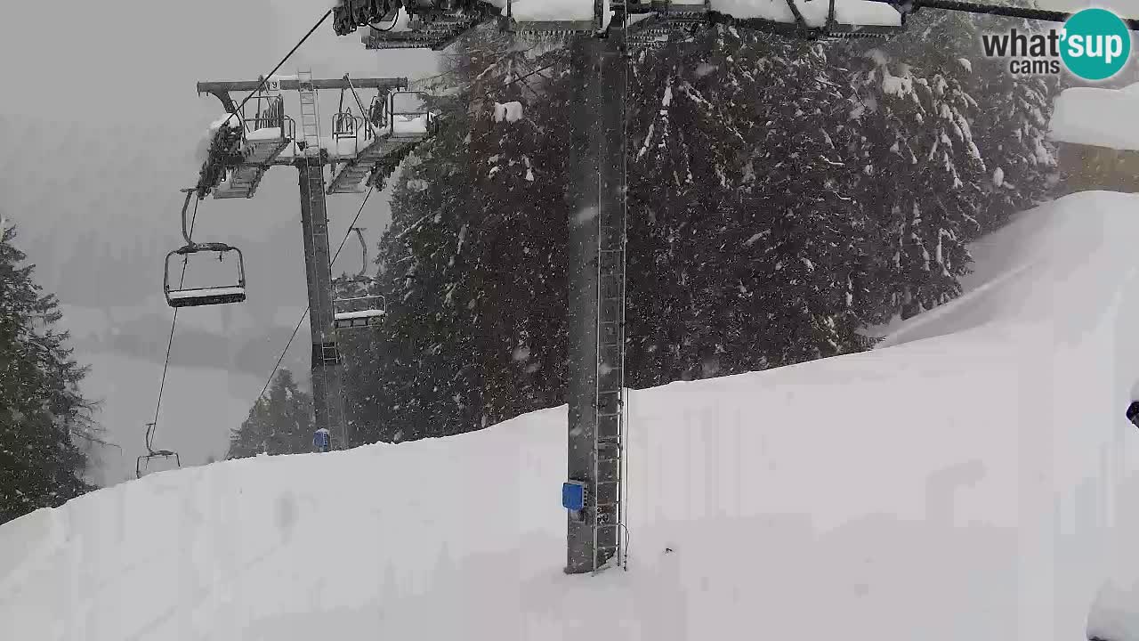 Webcam Kranjska Gora VITRANC 2 upper station