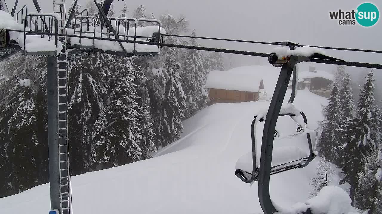 Webcam Kranjska Gora VITRANC 2 upper station