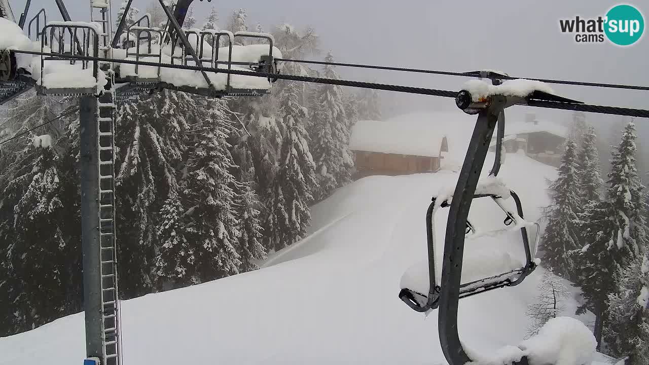 Webcam Kranjska Gora VITRANC 2 | station supérieure